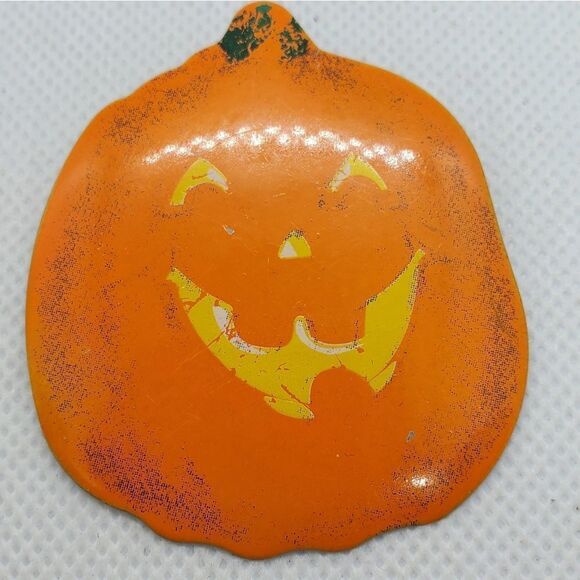 Vintage Hallmark Jack-o-lantern Pumpkin Brooch - Picture 1 of 4